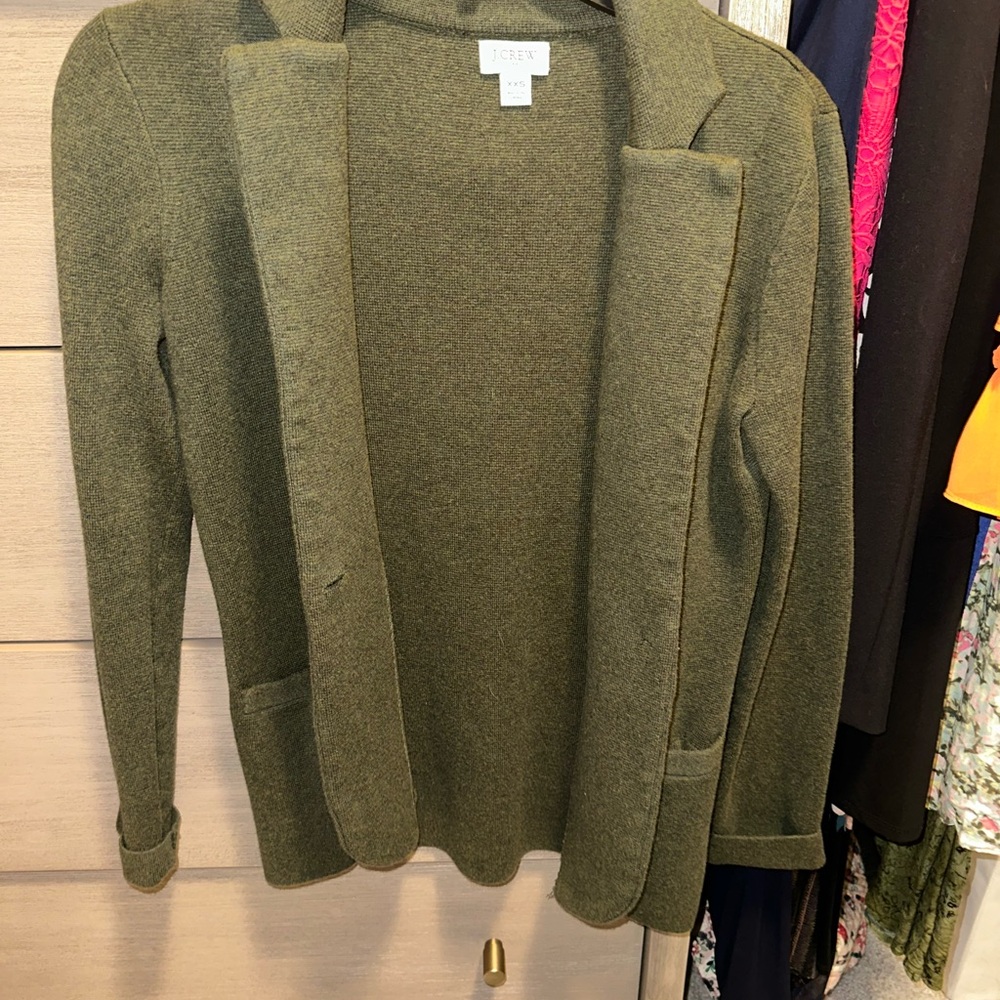 J.Crew Olive Green Blazer